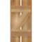 Ekena Millwork Spaced Board-n-Batten Shutters w/Z-Bar, Rough Sawn Western Red Cedar, 11 1/4W x 22H, PR RBS06Z11X022RWR - alternate 3